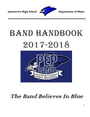 Band Handbook 2017-2018