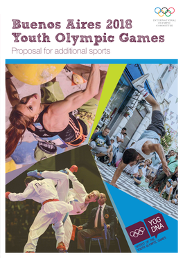 Buenos Aires 2018 Youth Olympic Games Proposal for Additional Sports