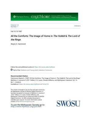 The Comforts: the Image of Home in &lt;I&gt;The Hobbit&lt;/I&gt;