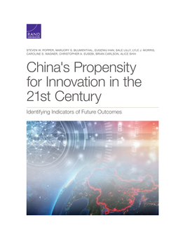 China's Propensity for Innovation in the 21St Century