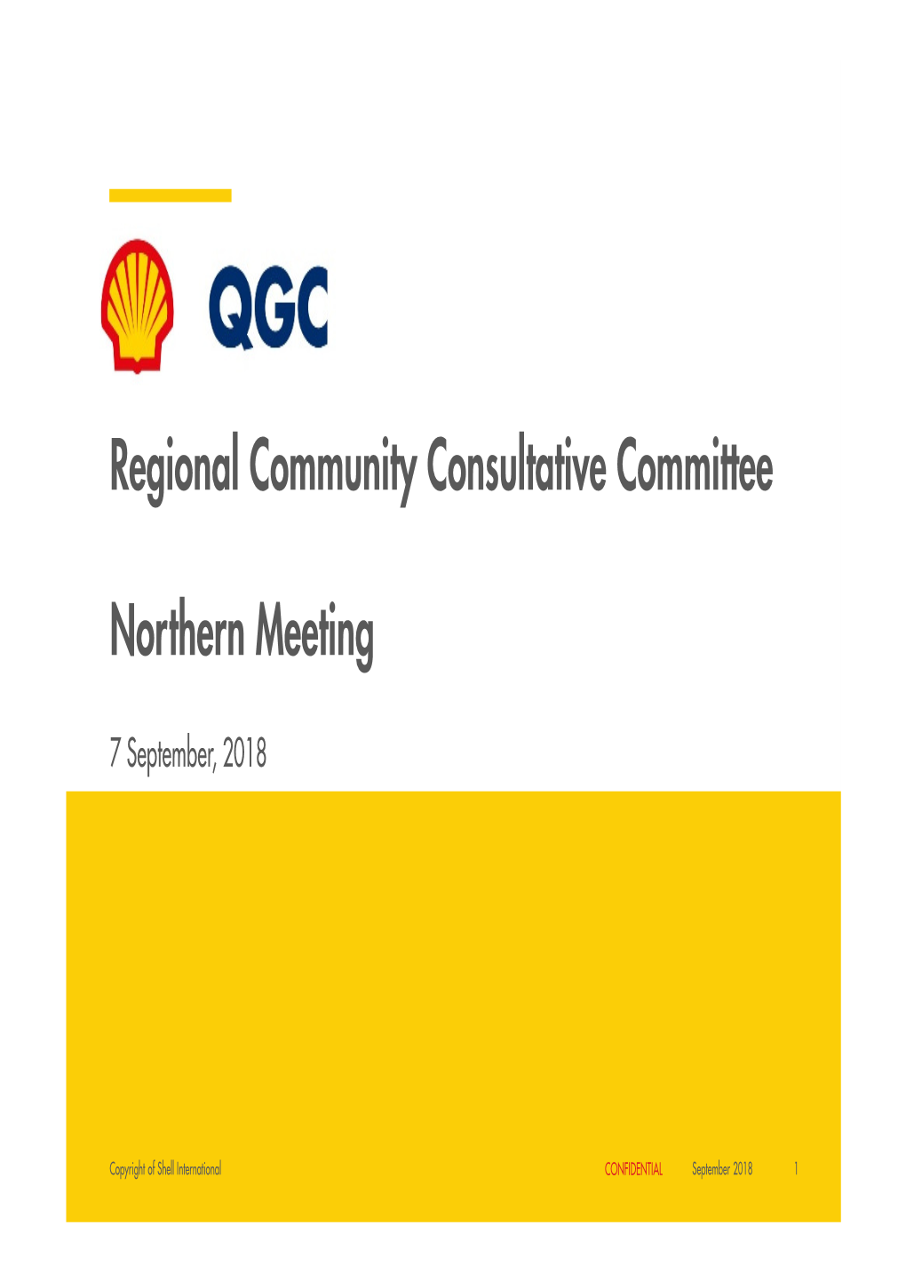 Regional Community Consultative Committee Northern Meeting