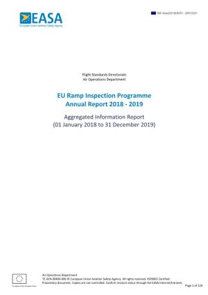 EU Ramp Inspection Programme Annual Report 2018 - 2019