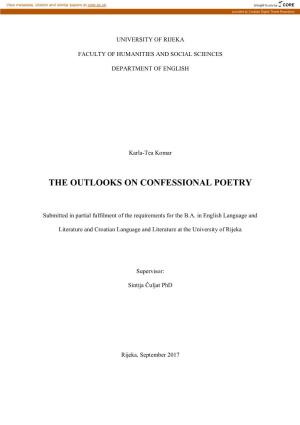 The Outlooks on Confessional Poetry