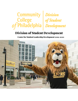 Division of Student Development Center for Student Leadership Development 2019-2020