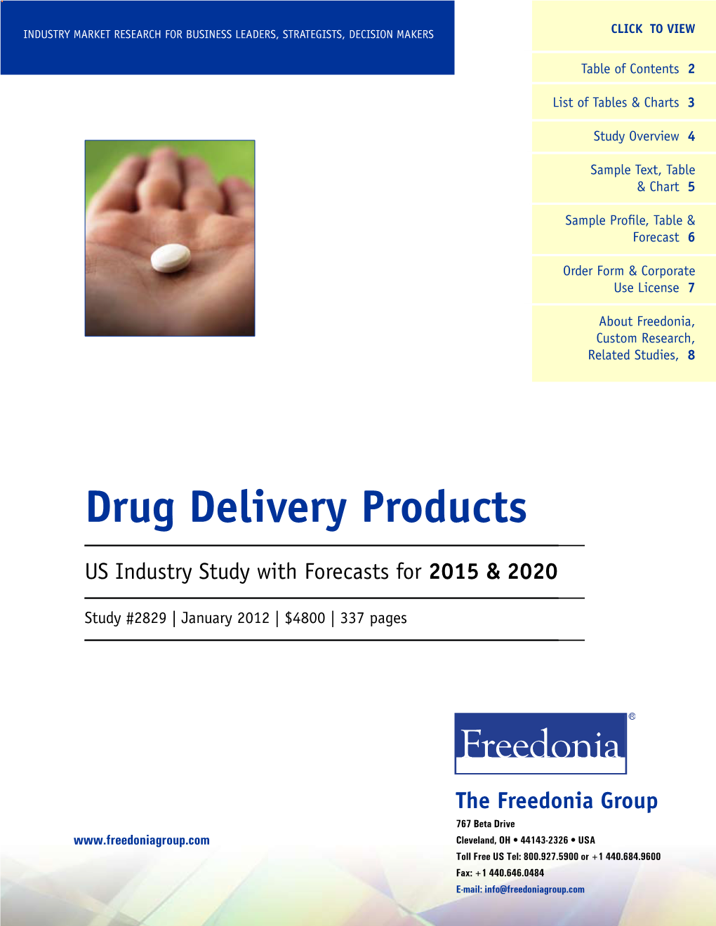 Drug Delivery Products