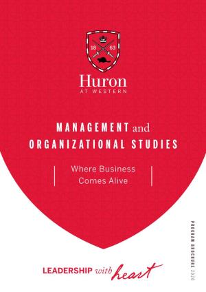 Management and Organizational Studies (MOS)