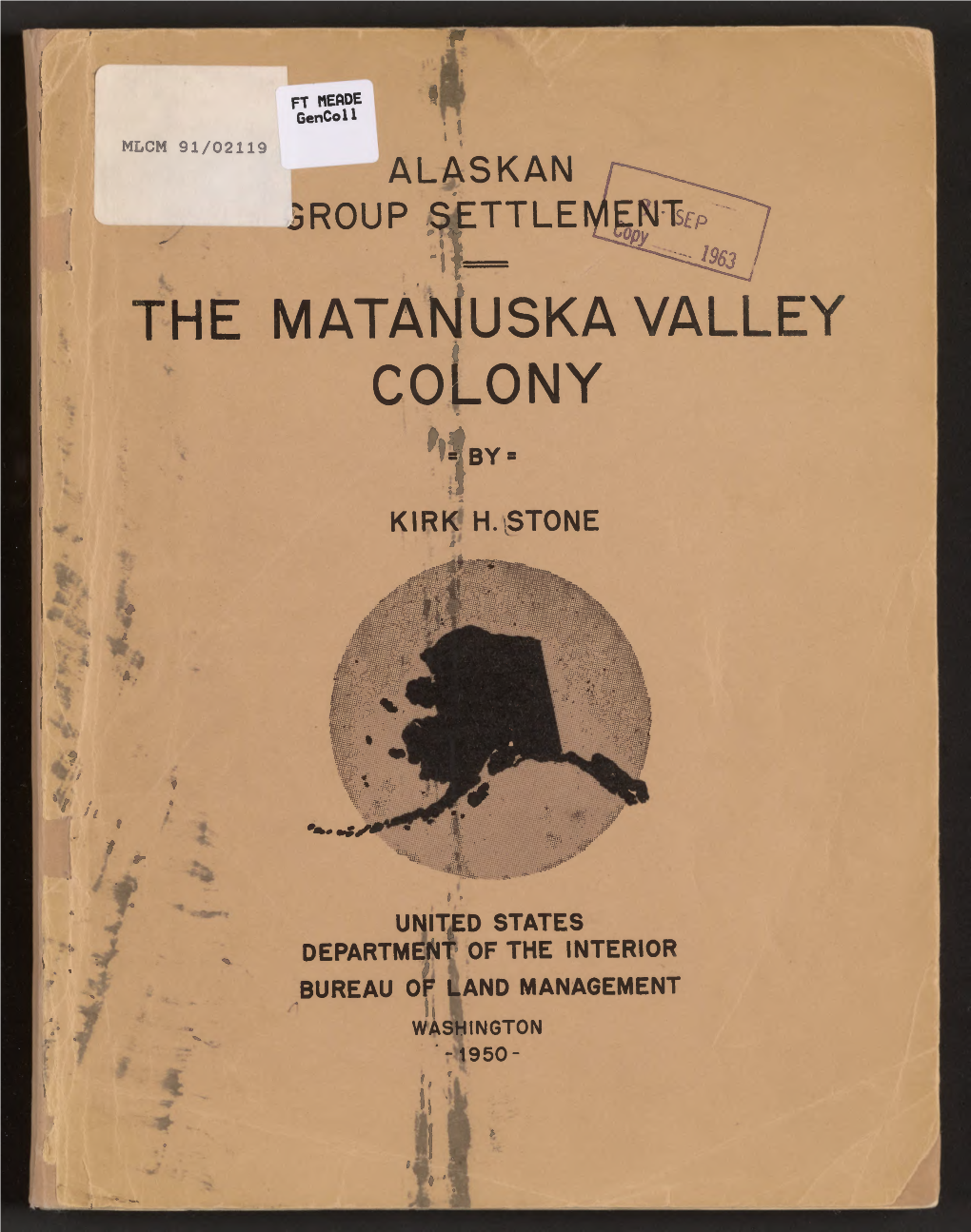 THE MATANUSKA VALLEY Colony ■»