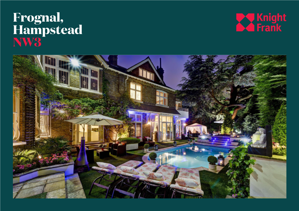 Frognal, Hampstead NW3 This Incredible Home Is Situated on a Highly Regarded Road Insub Hampstead Head and Is Arranged Over Approximately 6070 Sq