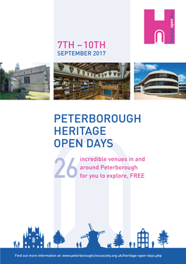 Peterborough Heritage Open Days