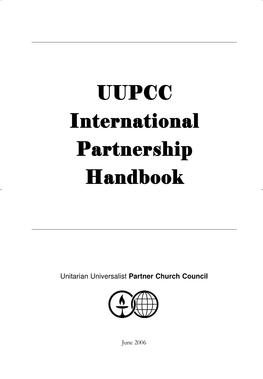 UUPCC International Partnership Handbook