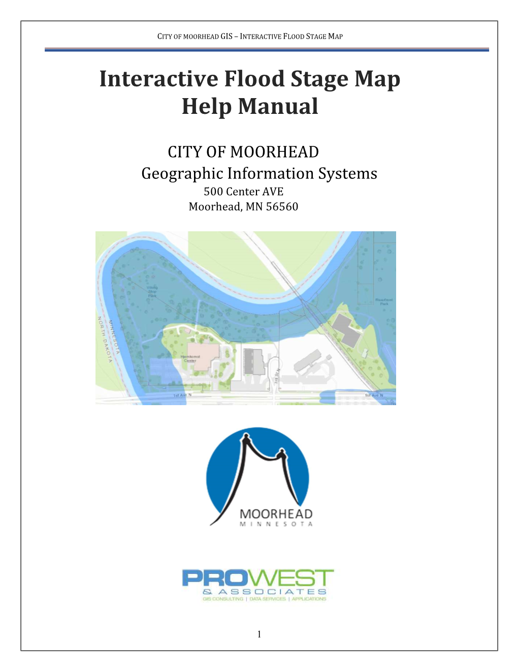 Interactive Flood Stage Map Help Manual