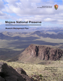 Museum Management Plan, Mojave National Preserve