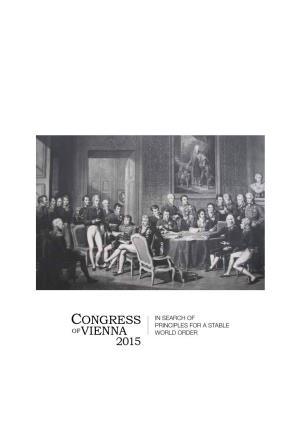Congress of Vienna Program Brochure