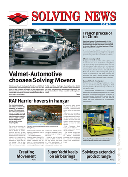 Valmet-Automotive Chooses Solving Movers