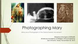 Photographing Mary