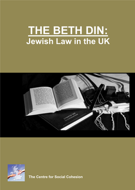 THE BETH DIN: Jewish Law in the UK