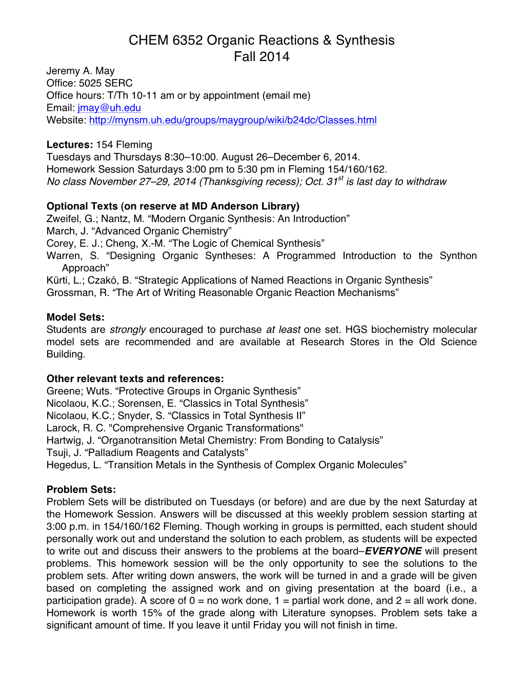 Syllabus CHEM 6352 2014