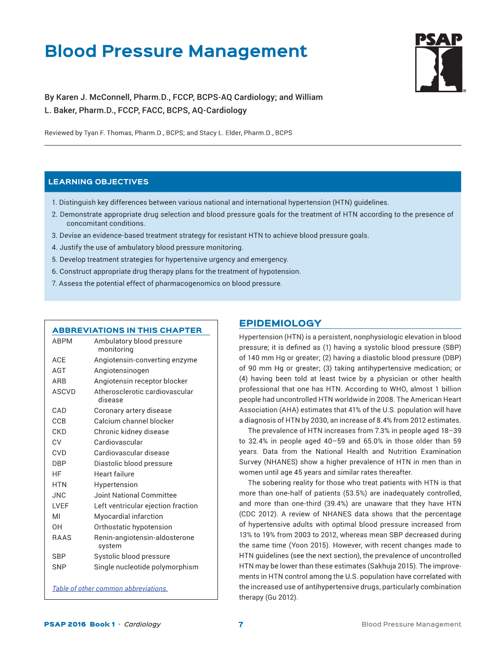 Blood Pressure Management