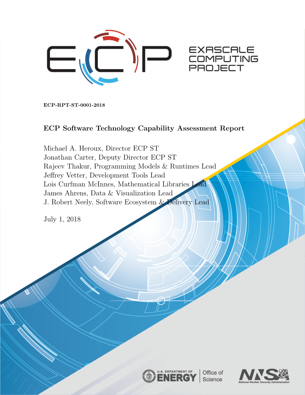 ECP Software Technology Capability Assessment Report