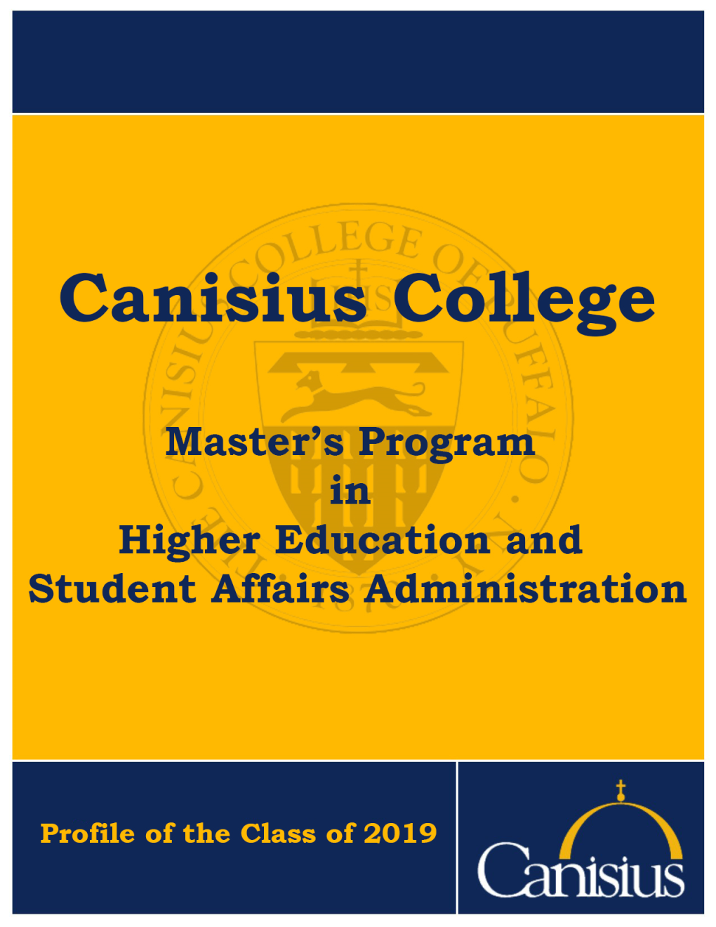 Canisius Hesaa Class of 2019 0.Pdf