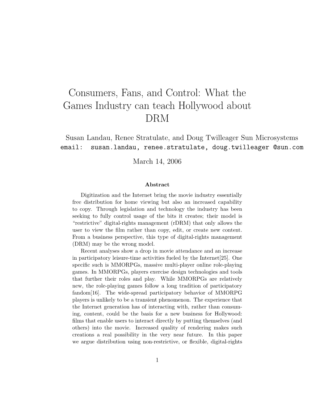What the Games Industry Can Teach Hollywood About DRM