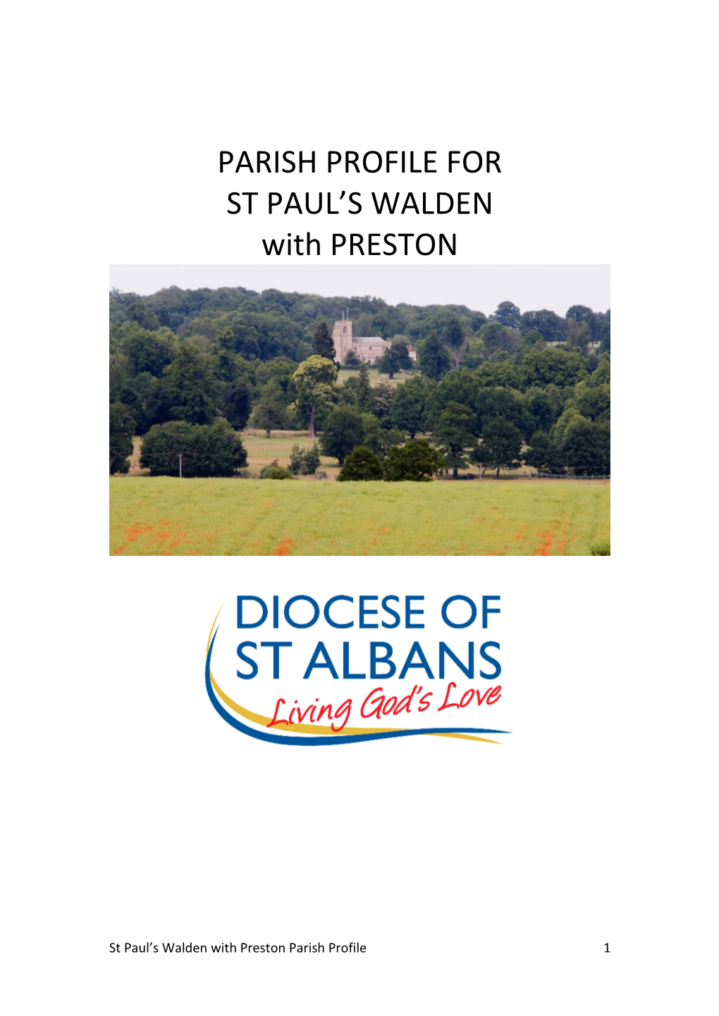 PARISH PROFILE for ST PAUL's WALDEN with PRESTON