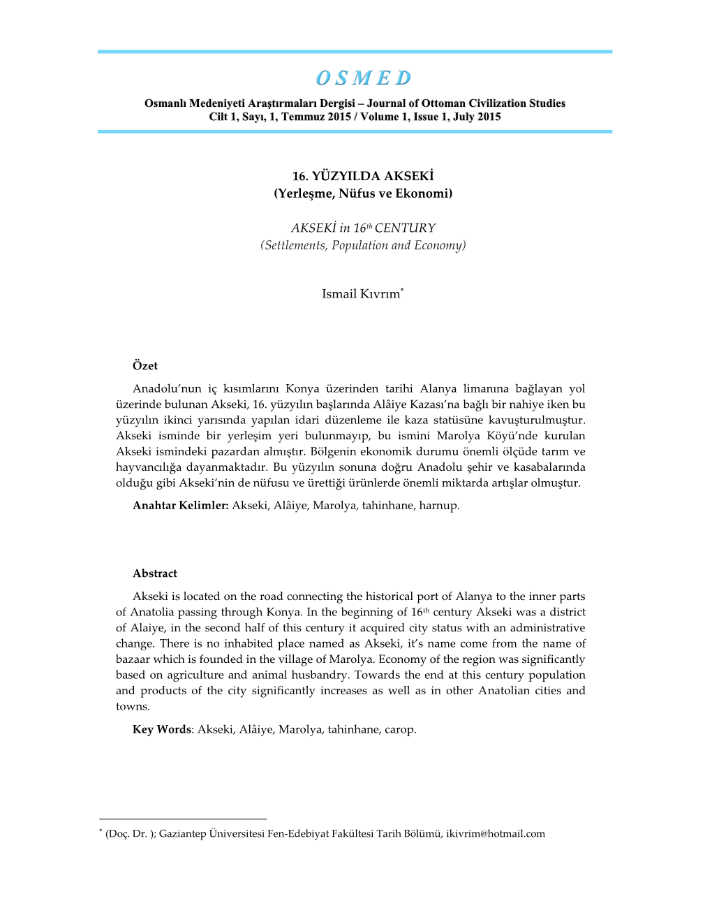 International Journal of Social and Educational Sciencesuluslararası