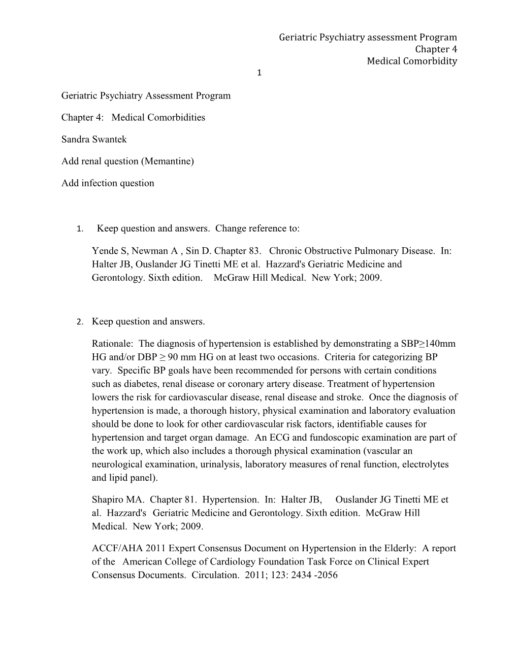 Geriatric Psychiatry Assessment Program