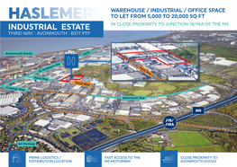 Haslemere to Let from 5,000 to 20,000 Sq Ft Industrial Estate in Close Proximity to Junction 18/18A of the M5 Third Way | Avonmouth | Bs11 9Tp