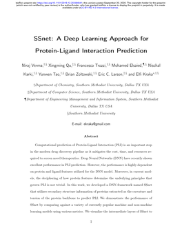 A Deep Learning Approach for Protein-Ligand Interaction Prediction