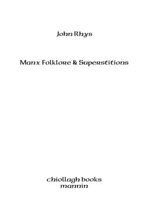 Manx Folklore & Superstitions
