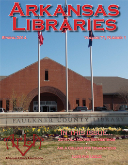 Arkansas Libraries Spring 2014.Indd