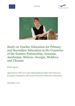 Study on Teacher Education for Primary and Secondary Education