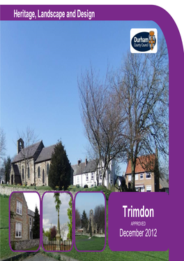 Trimdon Conservation Area Character Appraisal