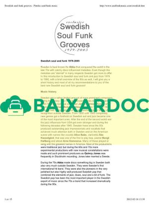 Swedish Soul Funk Grooves - Patriks Soul/Funk Music