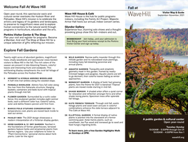 Welcome Fall at Wave Hill Explore Fall Gardens Fall At