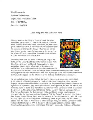 Jack Kirby Influence Paper-2