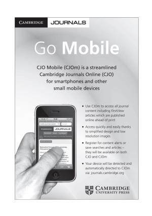 CJO Mobile (Cjom) Is a Streamlined