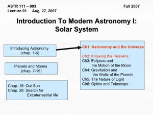 Astronomy and the Universe (Pdf)