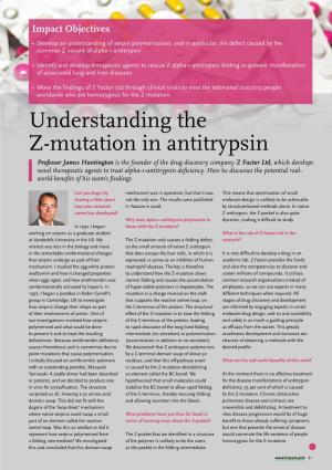 Characterisation of the Z-Pocket for the Treatment of Alpha-1-Antitrypsin Deficiency ÂŒ