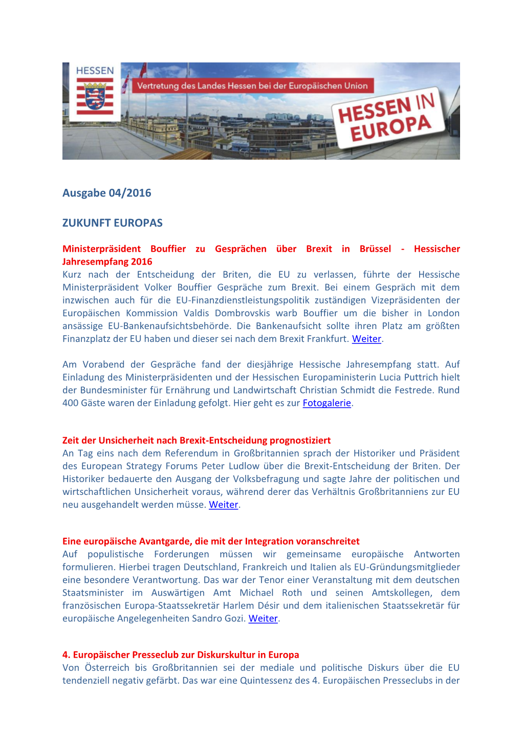 Hessen in Europa 4/2016 (PDF / 286