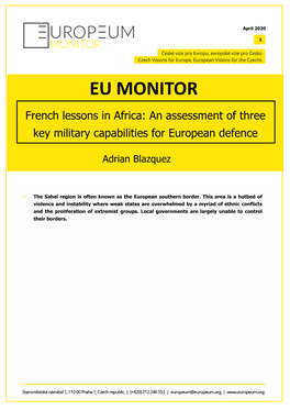 PDF EU MONITOR: French Lessons in Africa