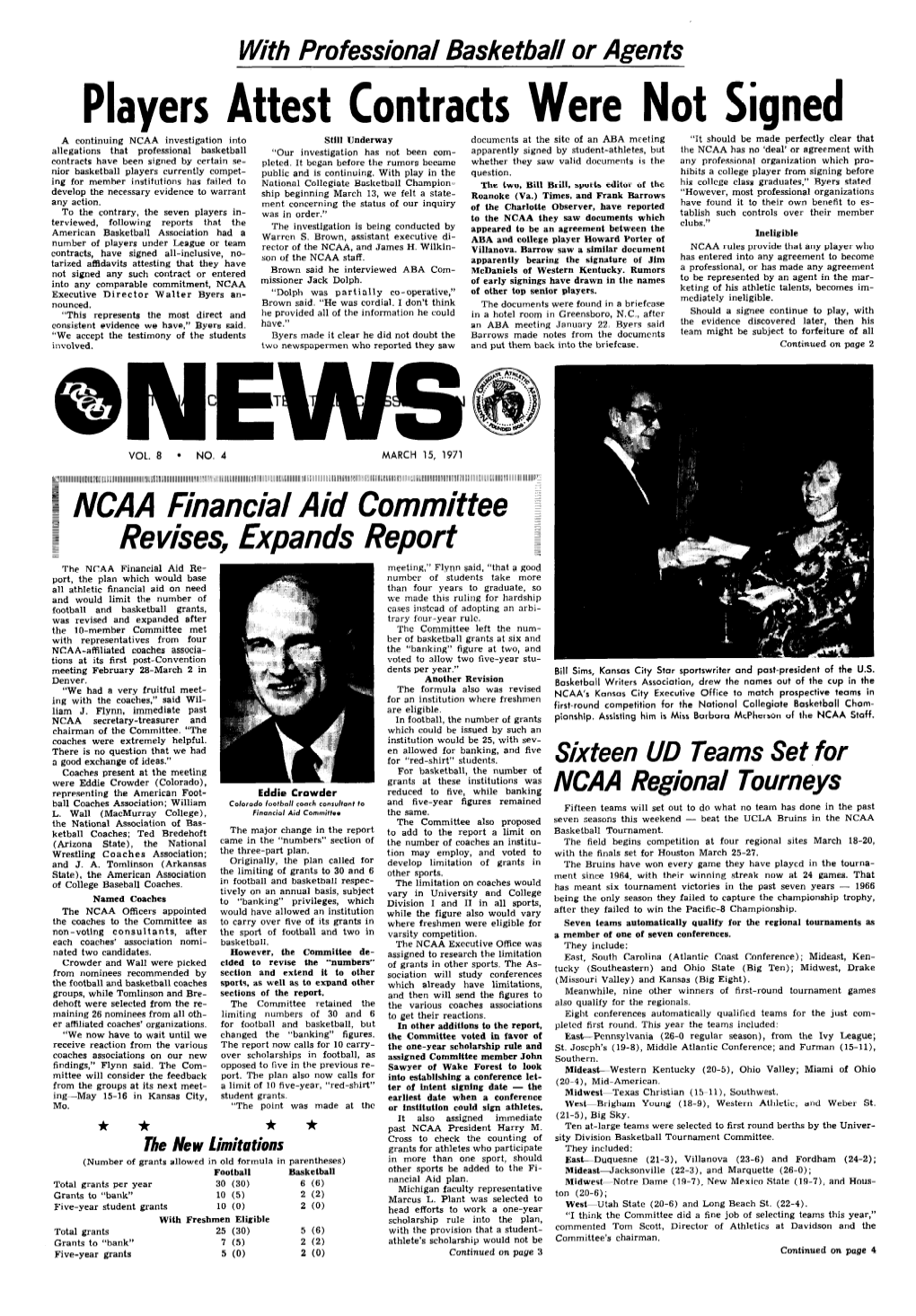 The NCAA News