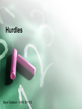 Sprints & Hurdles