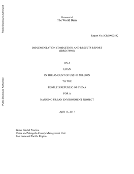 World Bank Document