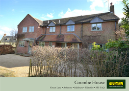 Coombe House, Green Lane, Ashmore, Salisbury, Wiltshire SP5