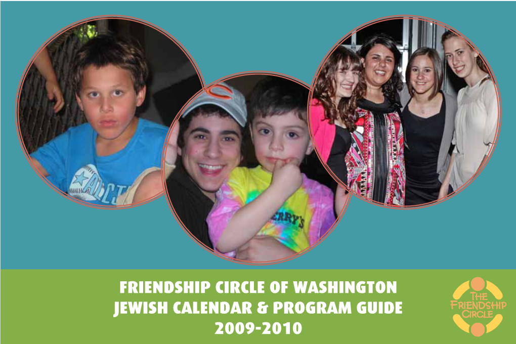FRIENDSHIP CIRCLE of Washington JEWISH Calendar