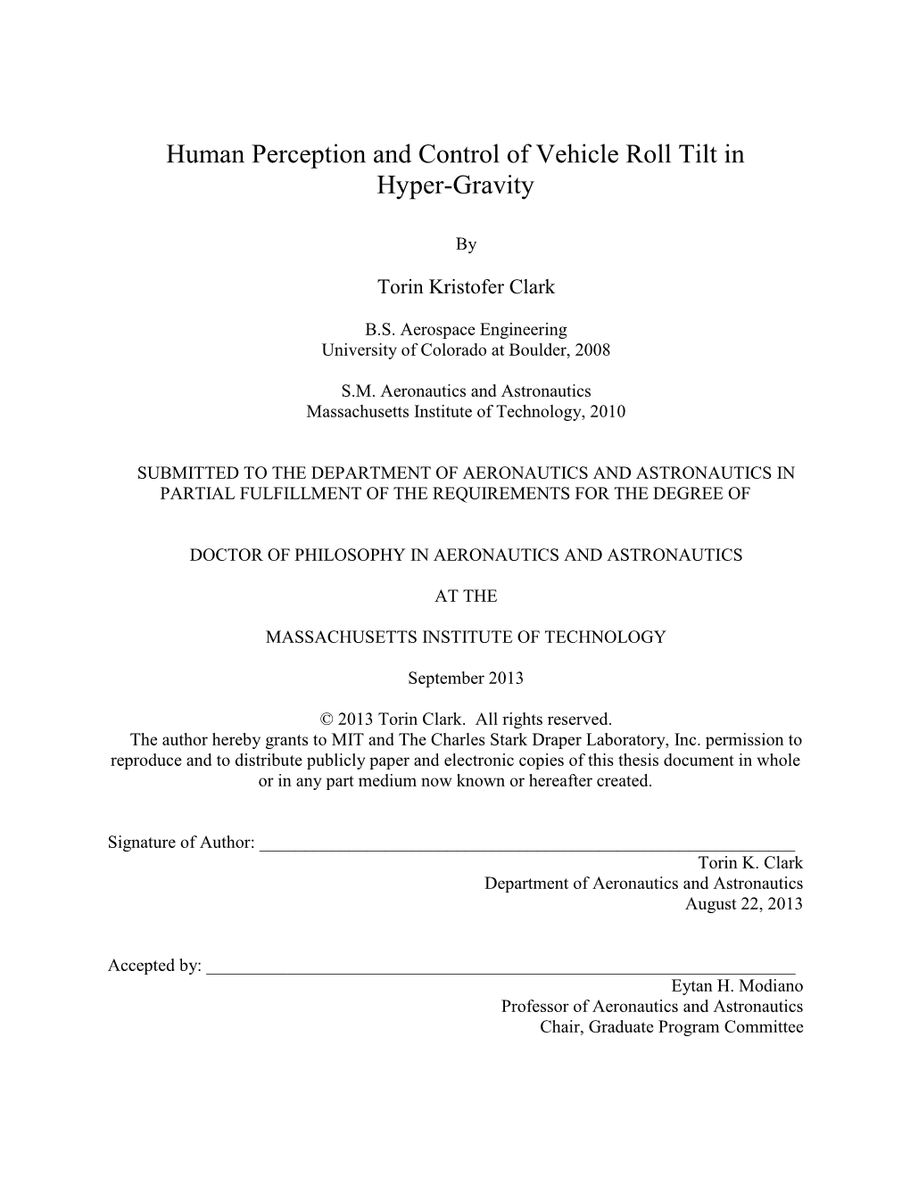 Human Perception and Control of Vehicle Roll Tilt in Hyper-Gravity