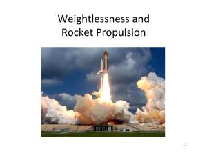 Weightlessness and Rocket Propulsion