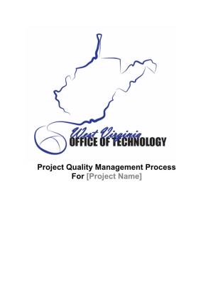 Quality Management Process © for [Project Name]